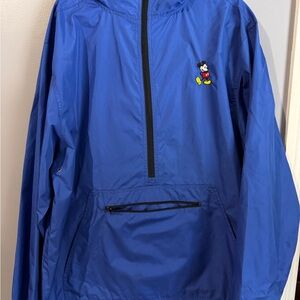 Disney Royal Blue Mickey Mouse Rain Jacket